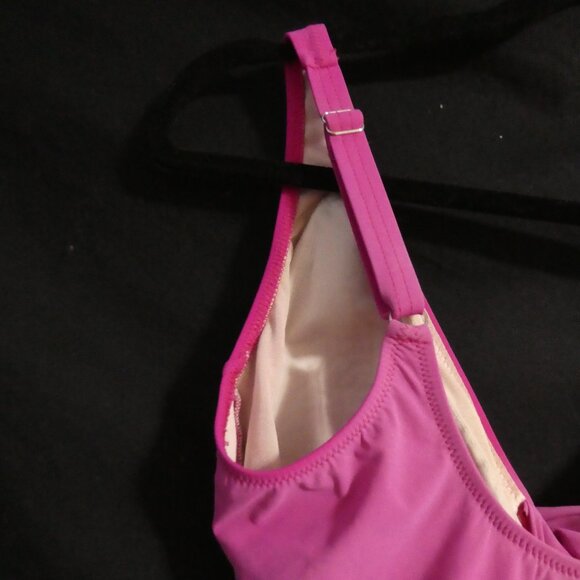 PROFILE By GOTTEX | size 12 | Pink One-Piece Swimsuit - Picture 10 of 16
